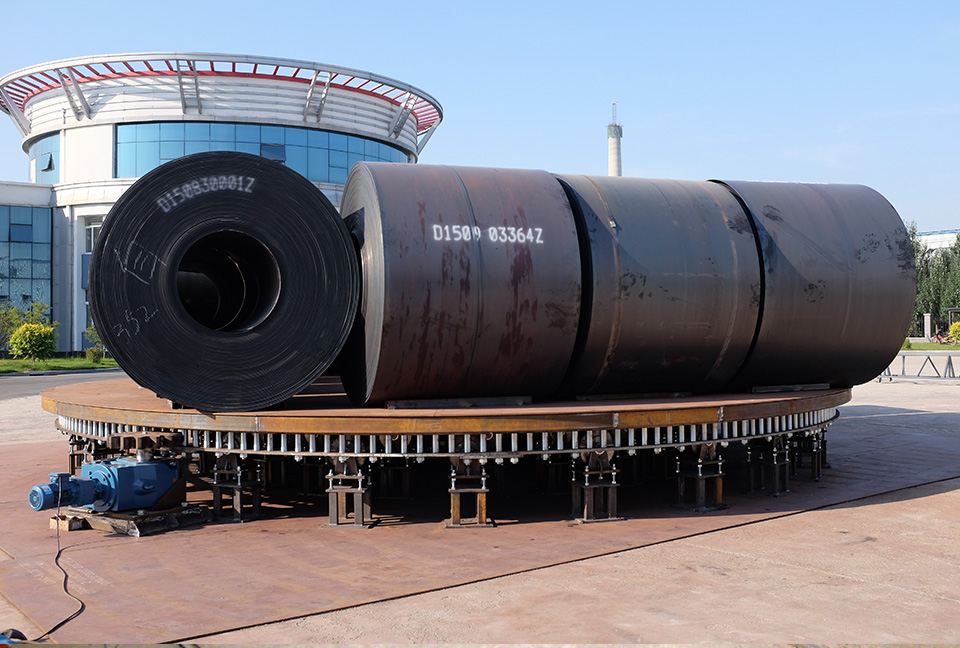 Heavy dynamic load industrial turntables deployed for Calgon Carbon manufacturing facility