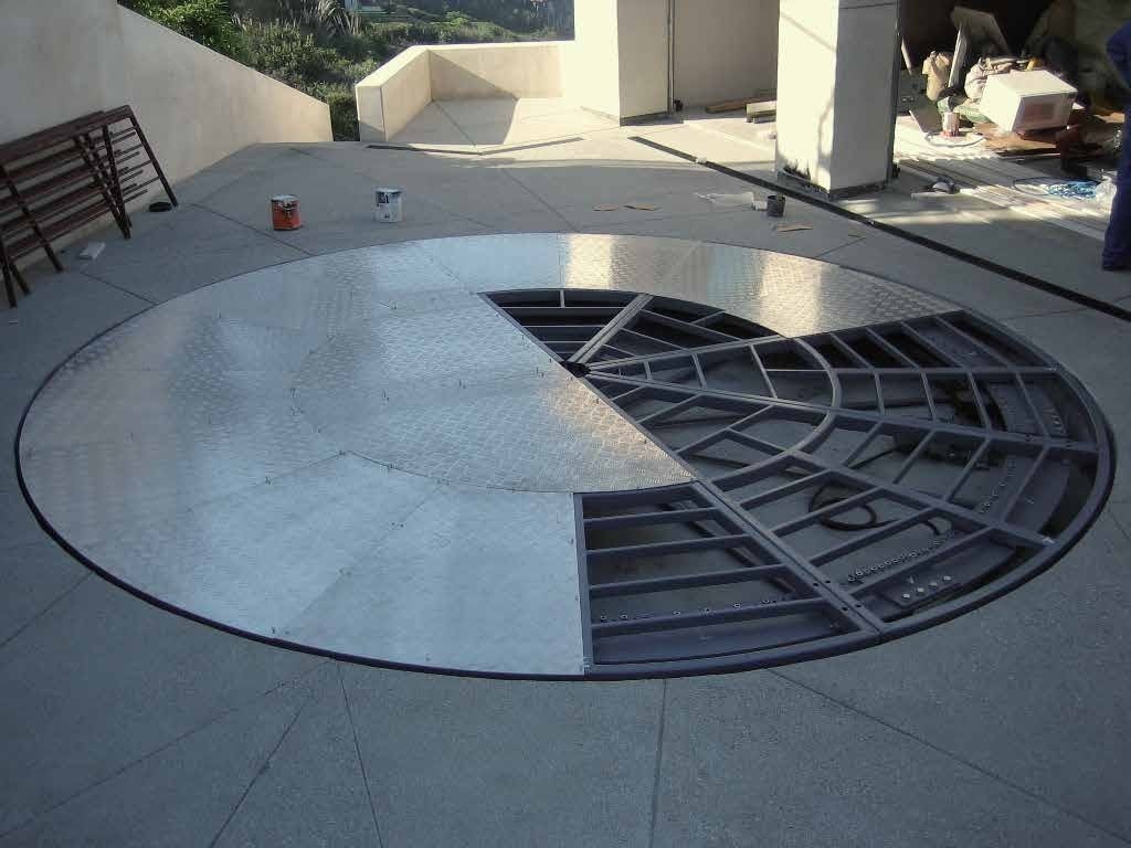 Phase 3 Recessed platform tray configured to receive architectural concrete paving bricks